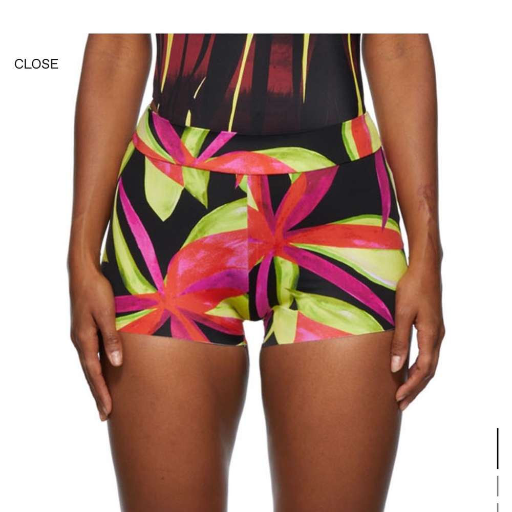 NWT Louisa Ballou SSENSE Exclusive Black Bike Shorts